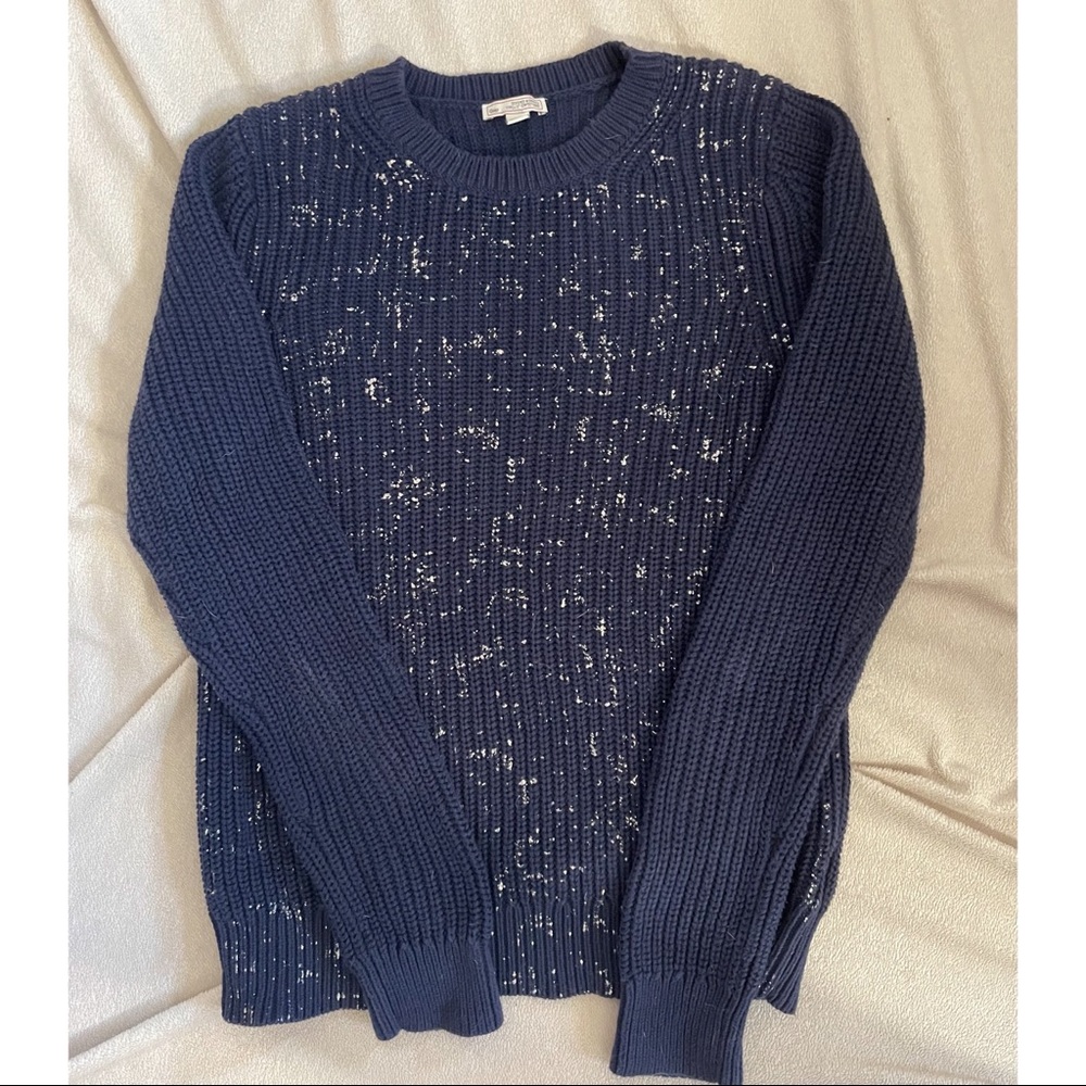 Gap paint splatter sweater